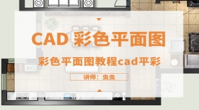 CAD 彩色平面图/彩平面/彩平图