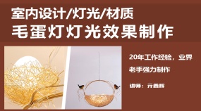 毛蛋灯灯光效果制作