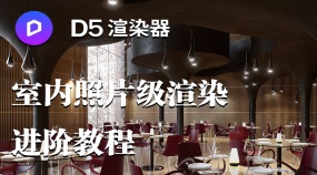 D5渲染器室内场景照片级渲染进阶课程