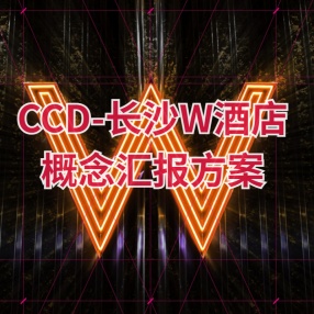 CCD-长沙W酒店-概念汇报方案PDF方案文本（75 页）
